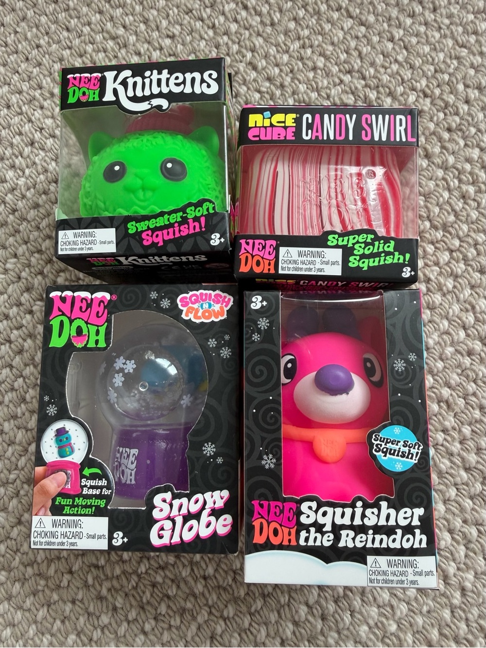 NeeDoh Squisher the Reindoh and other holiday authentic!